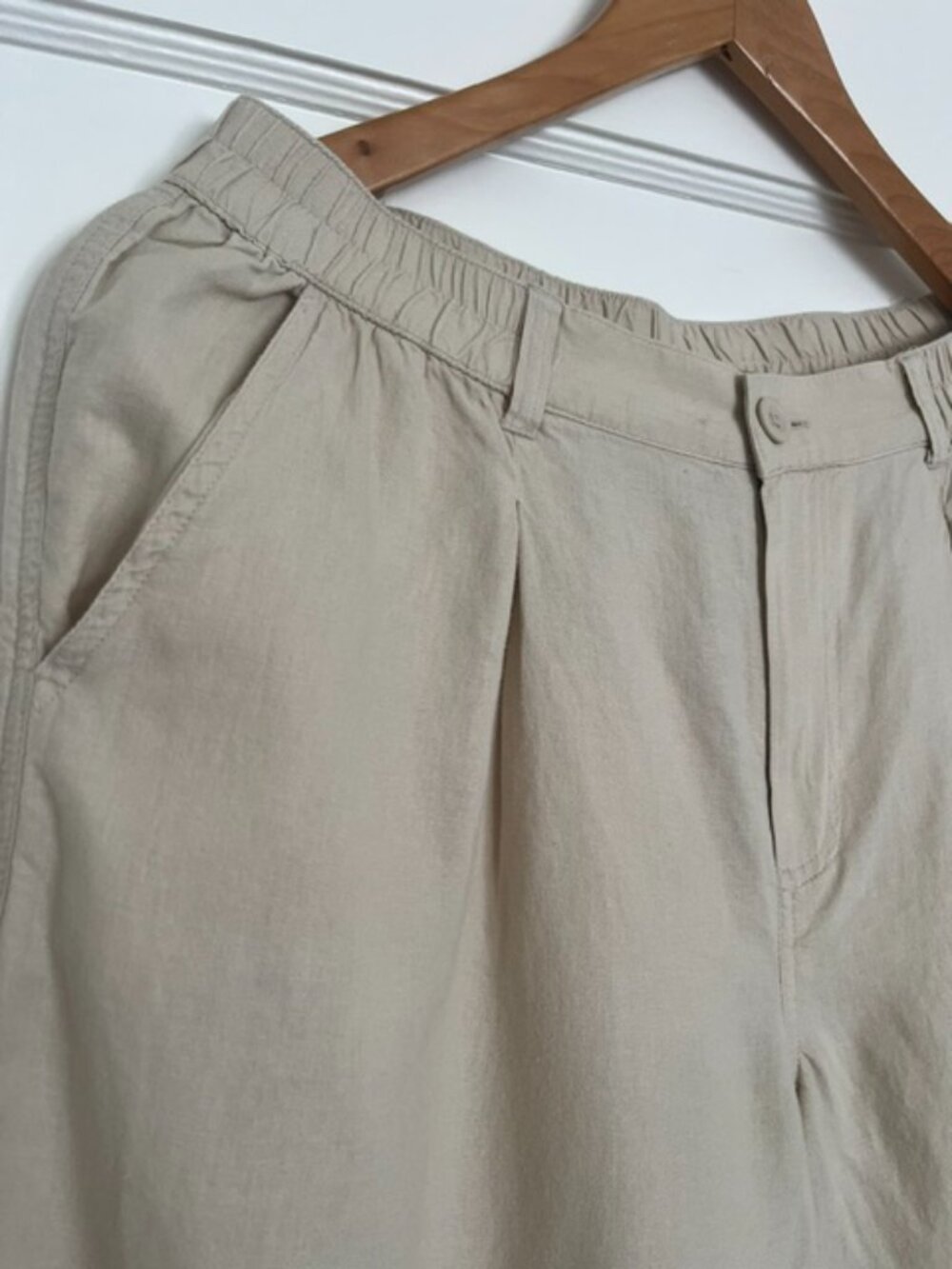 Aerie Wide Leg Drapey Trouser Pants | Size Medium - Picture 5 of 7
